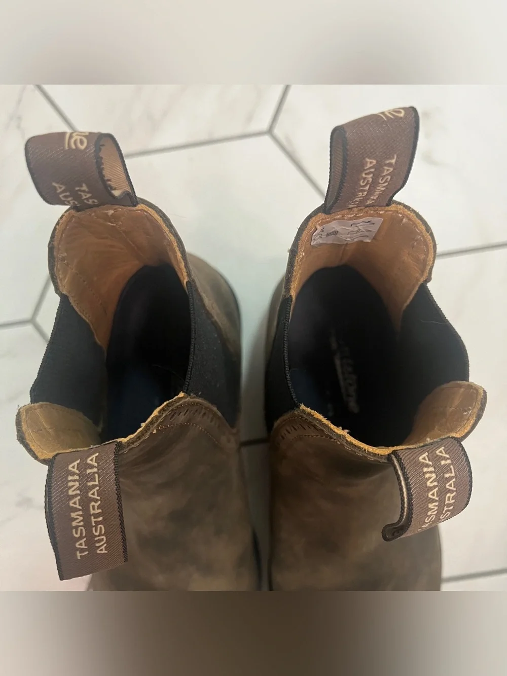 Blundstone High-Top 1351 Rustic Brown Chelsea Boot Size 8.5 Women's